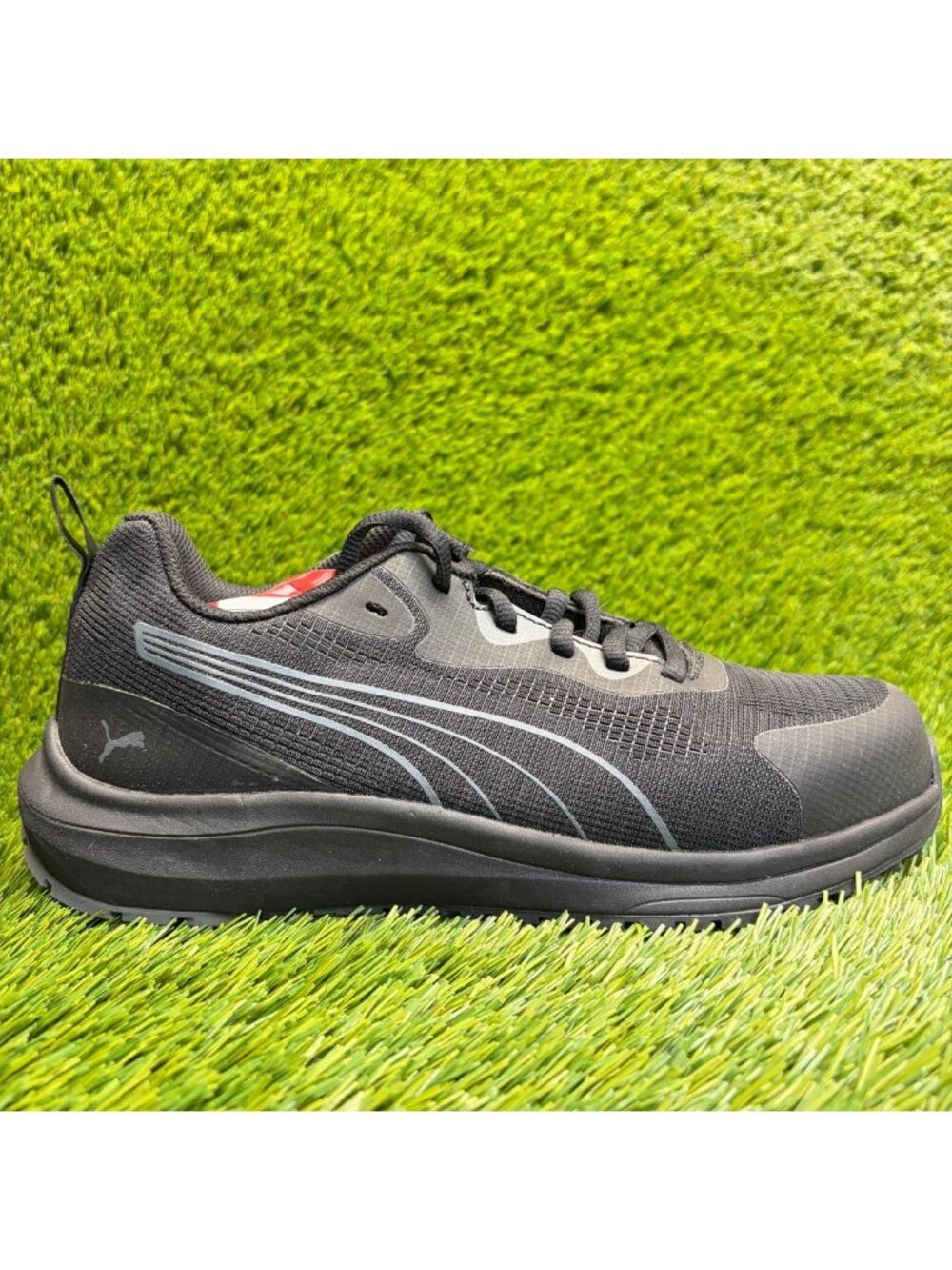 Puma Celerity Knit 2.0 Womens Size 9.5 Black Steel Toe Safety Working Shoes